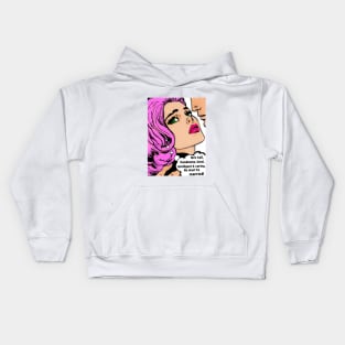 Pop art love Kids Hoodie